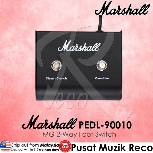 *Marshall PEDL-91010 MG 2-Way Latching Footswitch - Reco Music Malaysia
