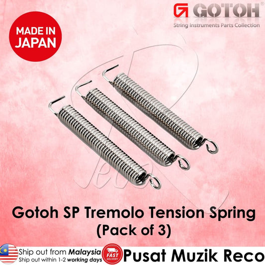 *Gotoh SP Tremolo Tension Spring, Nickel, Pack of 3 - Reco Music Malaysia
