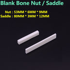 RM GF-0786 Guitar BLANK BONE Nut / Saddle - Reco Music Malaysia