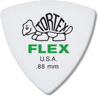 Jim Dunlop 456R088 0.88mm Tortex FLEX Triangle Guitar Pick (5-Pack) - Reco Music Malaysia