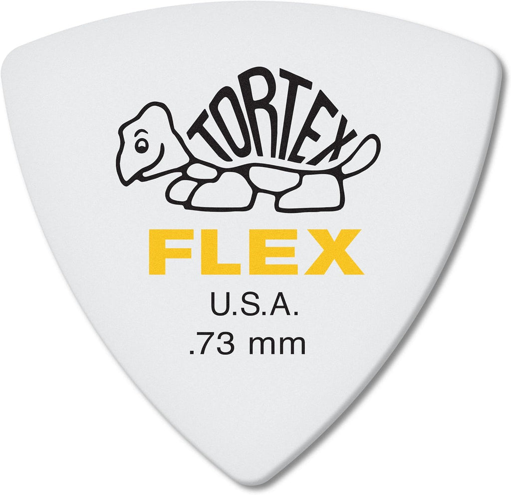 Jim Dunlop 456R073 0.73mm Tortex FLEX Triangle Guitar Pick (5-Pack) - Reco Music Malaysia