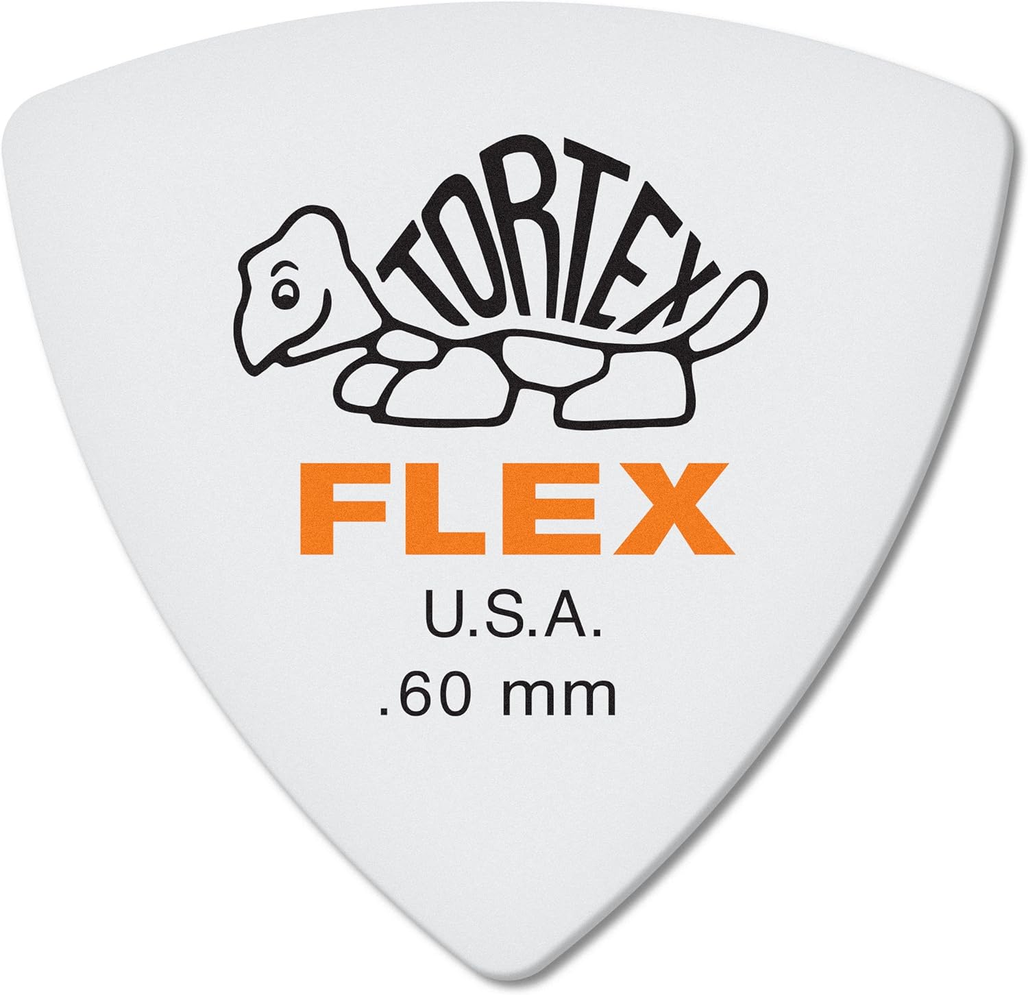 Jim Dunlop 456R060 0.60mm Tortex FLEX Triangle Guitar Pick (5-Pack) - Reco Music Malaysia