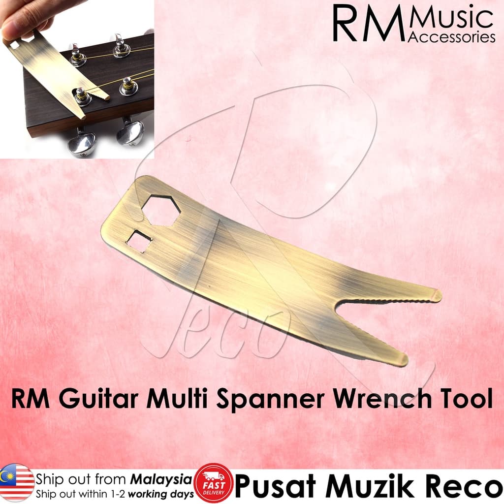 RM Acoustic Electric Guitar Bass Multi Spanner Wrench Tool - Reco Music Malaysia