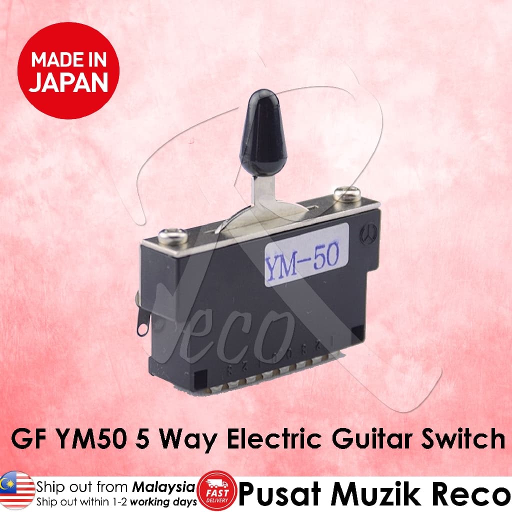 *Gotoh YM50 5 Way Electric Guitar Selector Switch - Reco Music Malaysia