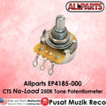 CTS No-Load 250K Tone Potentiometer with Allparts branding on a pink background