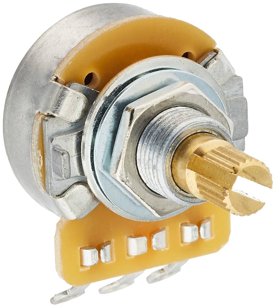 *AllParts EP-4986-000 CTS 500K Linear Split Splined Shaft Guitar Tone Potentiometer - Reco Music Malaysia