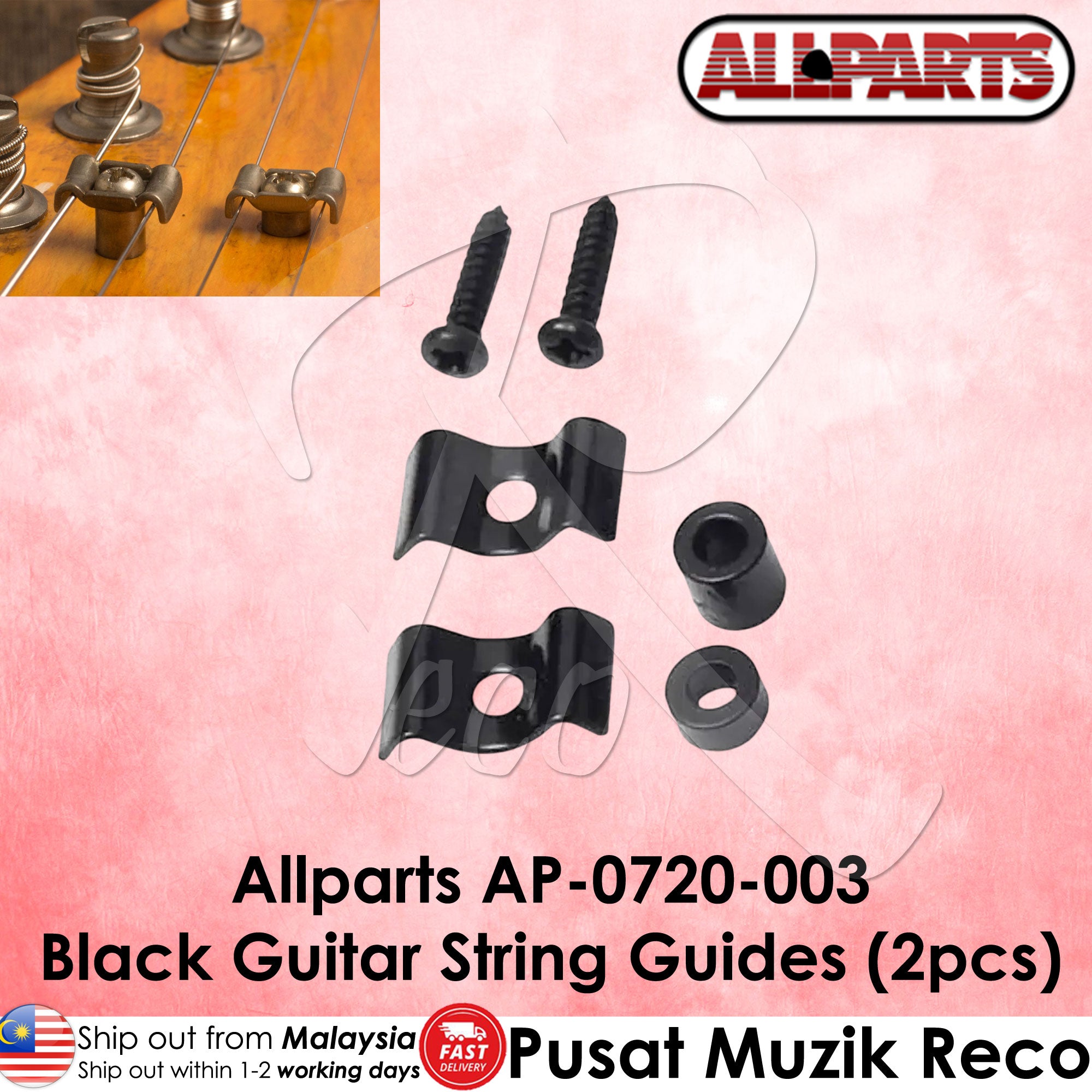 Allparts AP-0720 String Tree / String Guide for Electric Guitar