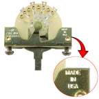 Allparts EP-0076-000 CRL 5 Way Pickup Selector Switch CRL 5-Way Blade Guitar Switch 5 Way Strat Guitar Selector Switch - Reco Music Malaysia