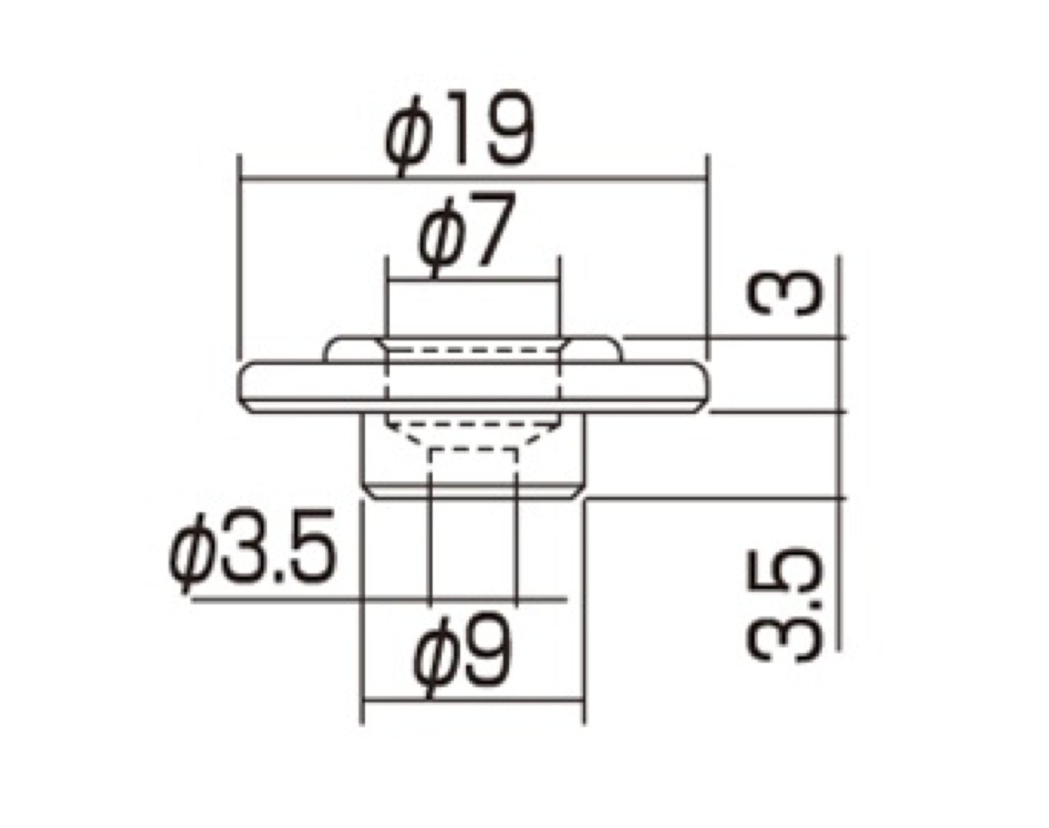 Allparts AP-6710 Bass String Guide With Screw For Electric Bass Guitar - Reco Music Malaysia 
