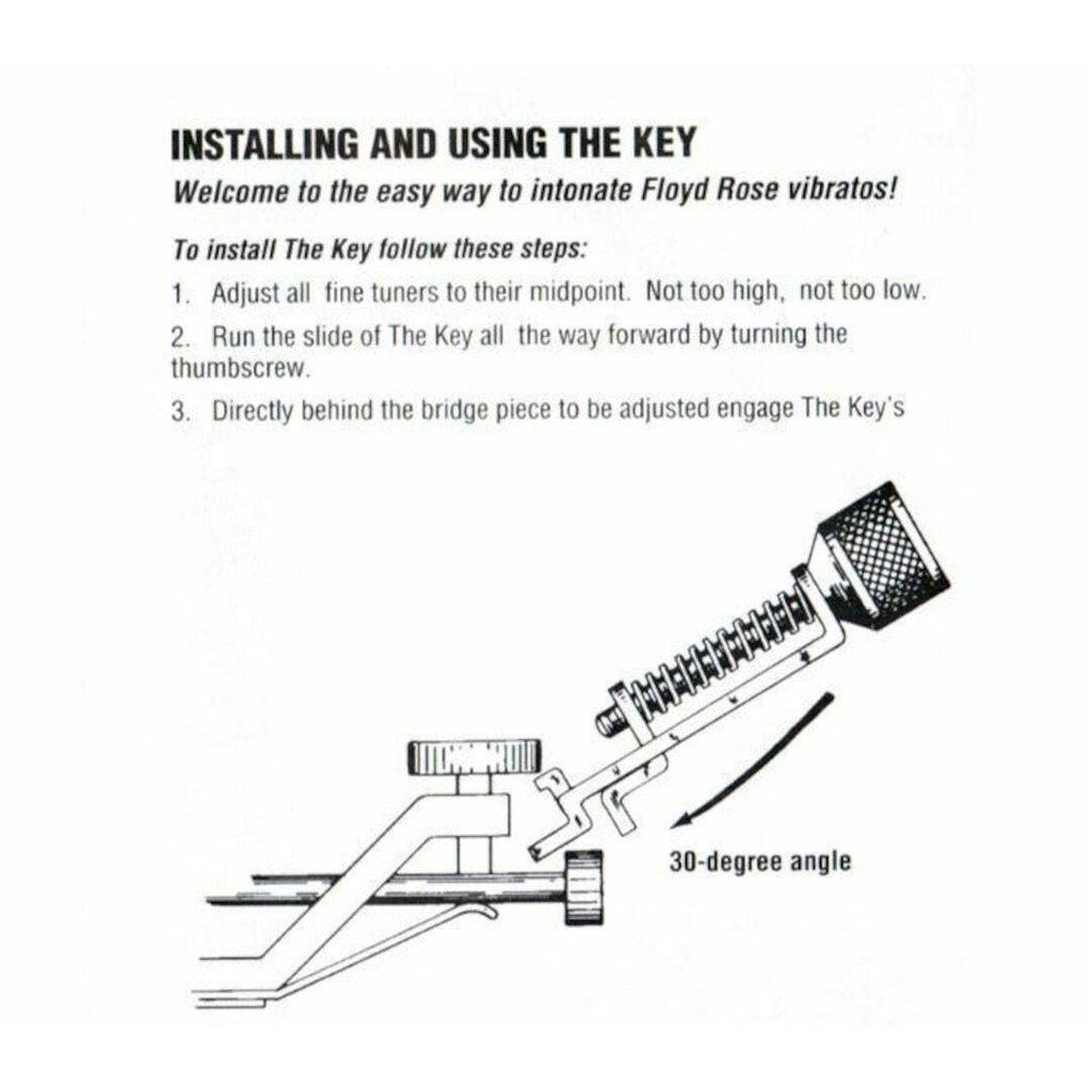 Allparts LT-0868-000 The Key Intonation Tool Floyd Rose Electric Guitar Tools - Reco Music Malaysia