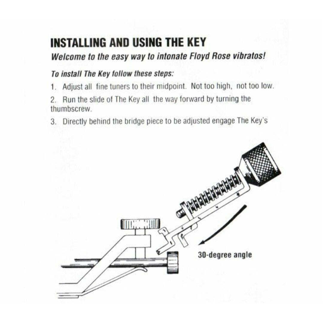 Allparts LT-0868-000 The Key Intonation Tool Floyd Rose Electric Guitar Tools - Reco Music Malaysia