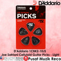 *D'Addario 1CBK2-10JS Joe Satriani Signature Picks, Black - Reco Music Malaysia