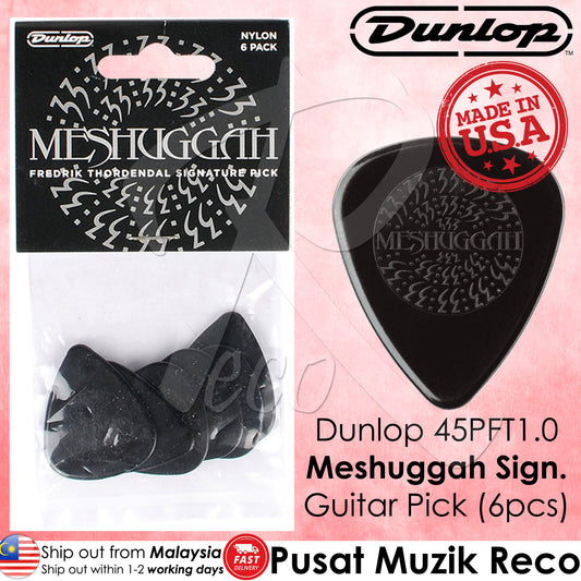Dunlop 45PFT1.0 Meshuggah Fredrik Thordendal Signature Guitar Pick 6pcs