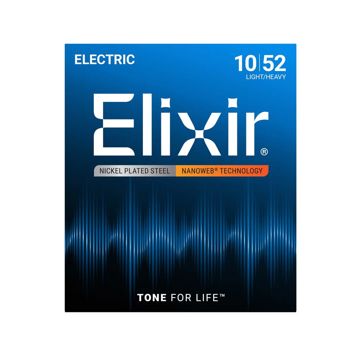 Elixir 12077 Nanoweb Coated Nickel Plated Electric Guitar String 1052