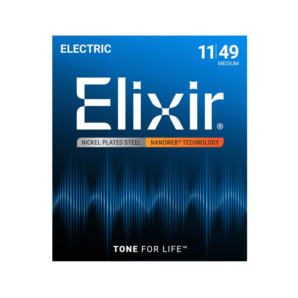 Elixir 12102 Nanoweb Coated Nickel Plated Electric Guitar String 1149