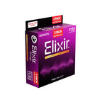 Elixir acoustic guitar strings packaging on a white background