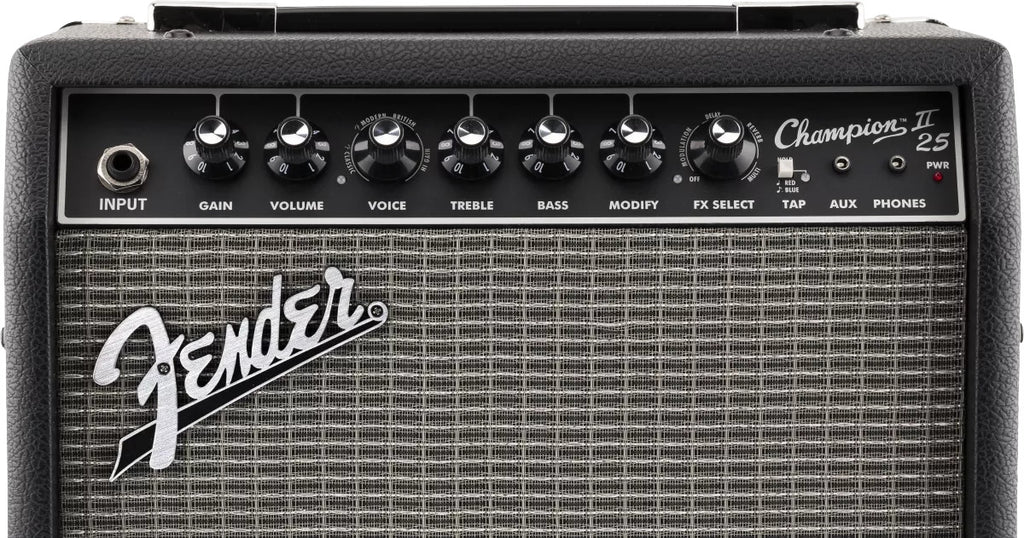 Fender Champion II 25 Guitar Combo Amplifier 25W 1x8in Speaker