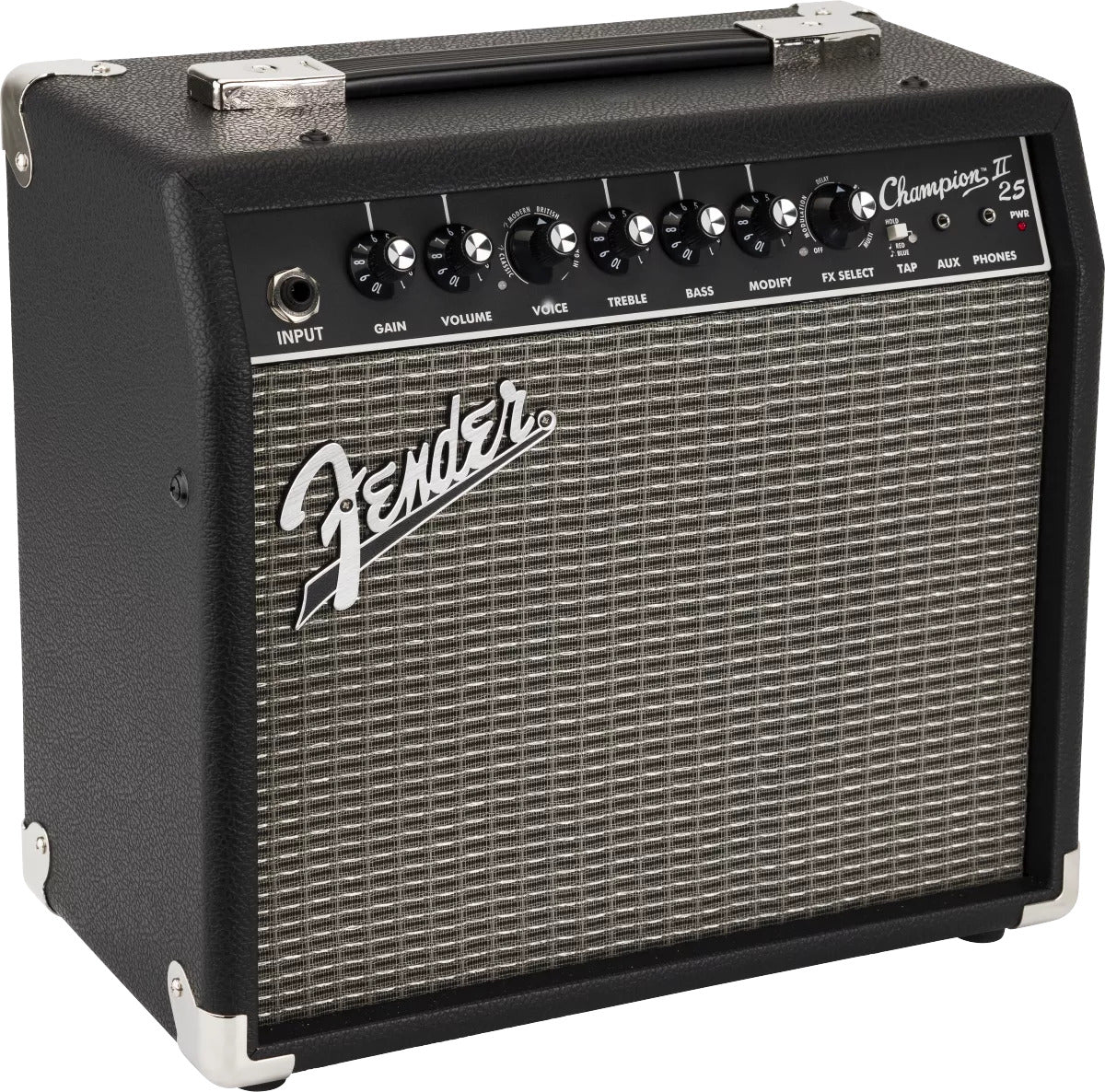 Fender guitar amplifier on a white background