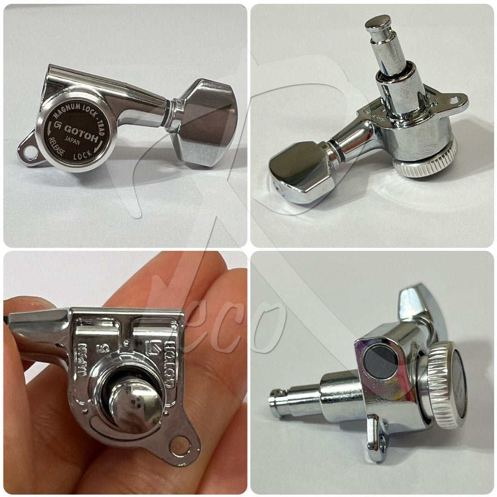 Gotoh SG381-MGT-07 Magnum Locking Tuners, 6-in-Line