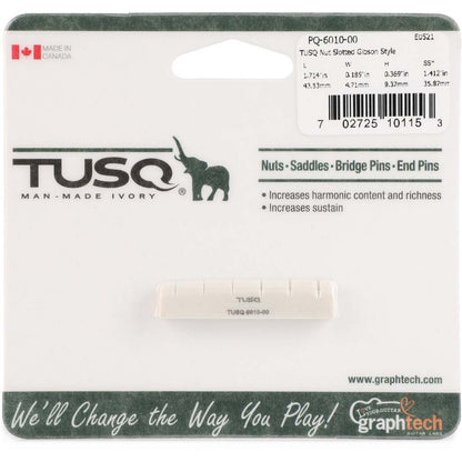 Graph Tech PQ-6010-00 TUSQ Slotted Gibson-Style Jumbo Electric Guitar Nut