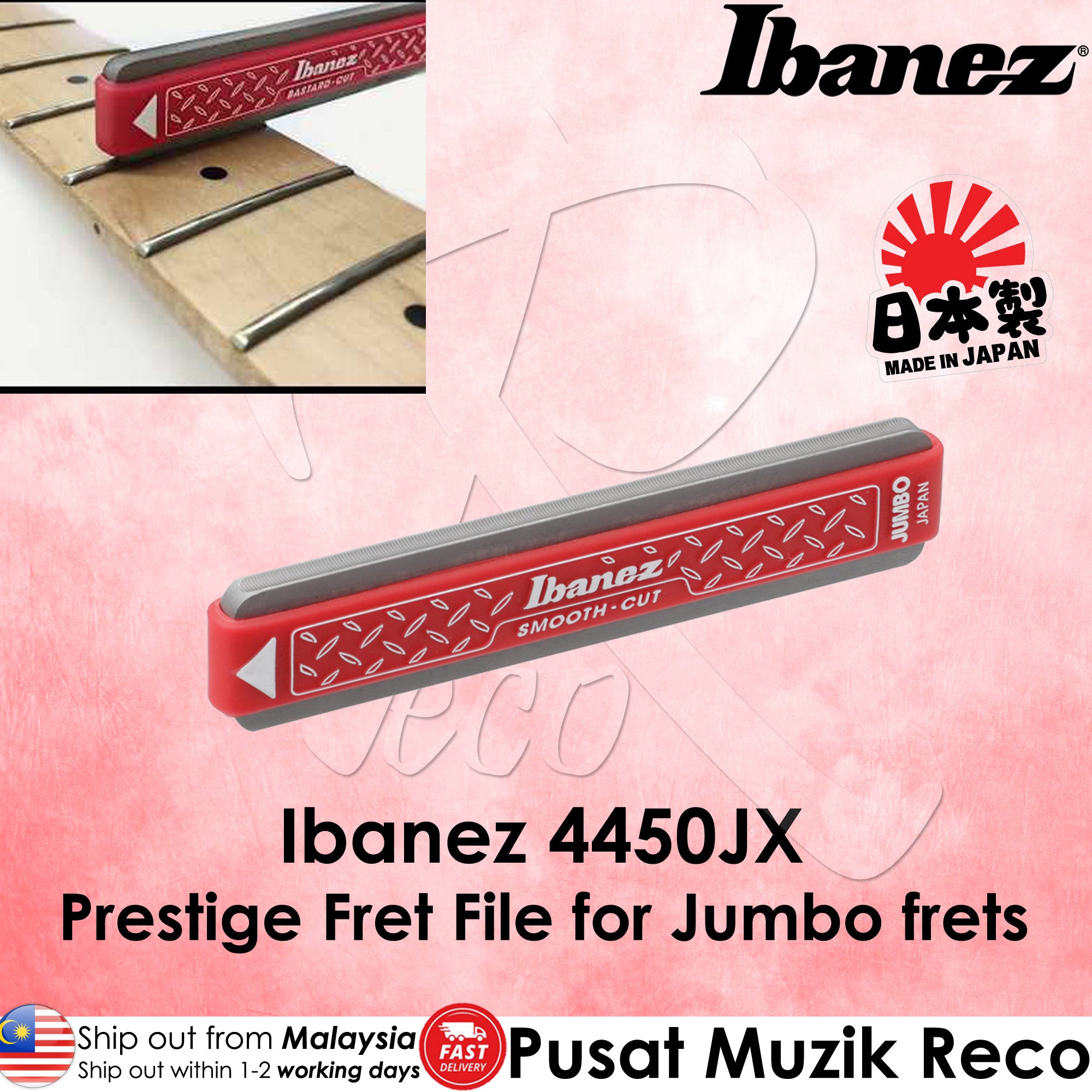 Ibanez 4450JX Prestige Fret File for Jumbo Frets