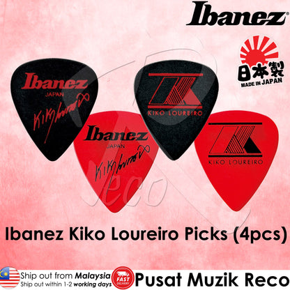Ibanez Kiko Loureiro Signature Guitar Picks (4pcs) 【Made in Japan】