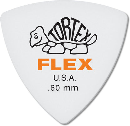 Jim Dunlop 456R060 0.60mm Tortex FLEX Triangle Guitar Pick (5-Pack) - Reco Music Malaysia