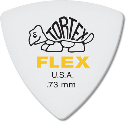 Jim Dunlop 456R073 0.73mm Tortex FLEX Triangle Guitar Pick (5-Pack) - Reco Music Malaysia