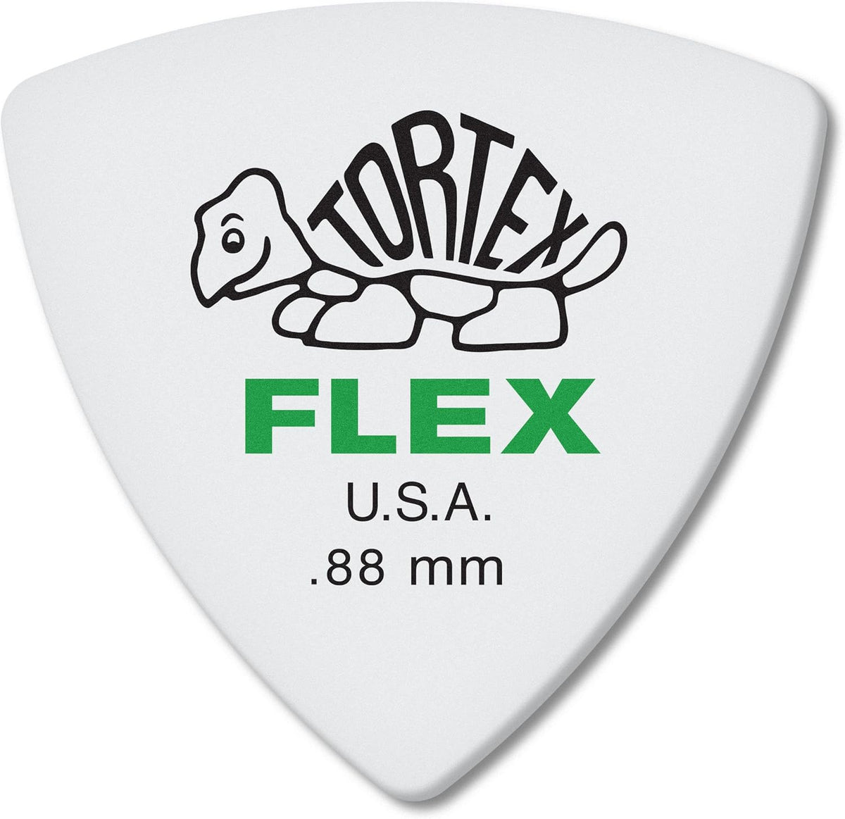 Jim Dunlop 456R088 0.88mm Tortex FLEX Triangle Guitar Pick (5-Pack) - Reco Music Malaysia