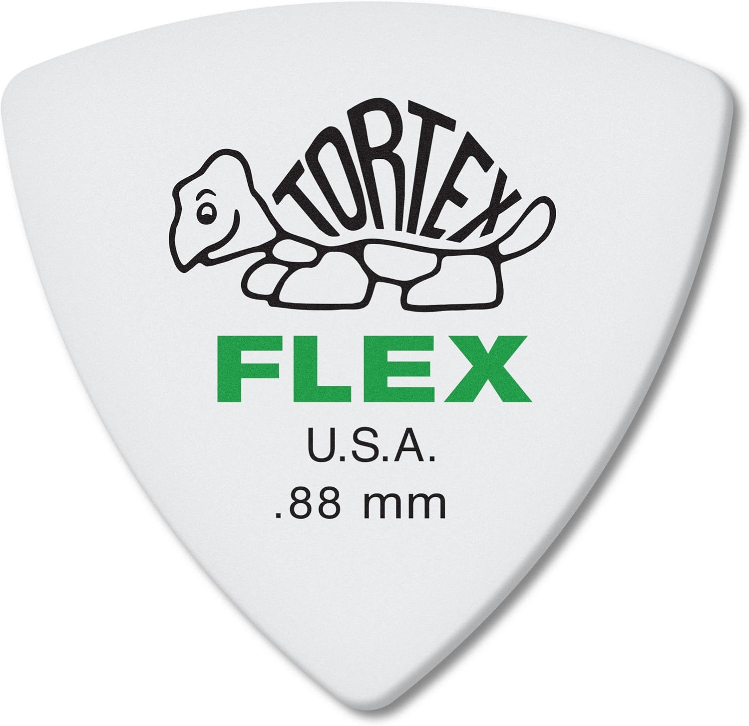 Jim Dunlop 456R088 0.88mm Tortex FLEX Triangle Guitar Pick (5-Pack) - Reco Music Malaysia