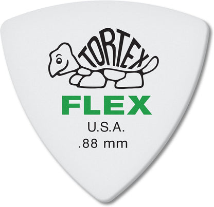 Jim Dunlop 456R088 0.88mm Tortex FLEX Triangle Guitar Pick (5-Pack) - Reco Music Malaysia