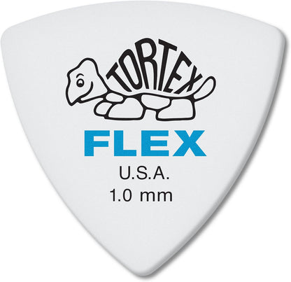 Jim Dunlop 456R100 1.00mm Tortex FLEX Triangle Guitar Pick (5-Pack) - Reco Music Malaysia