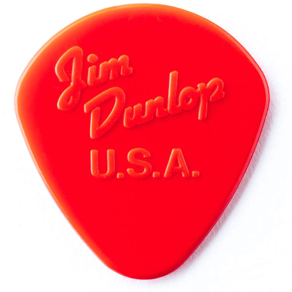Jim Dunlop 47P1N Red Nylon Jazz I Guitar Pick, 1.10mm (3pcs) - Reco Music Malaysia