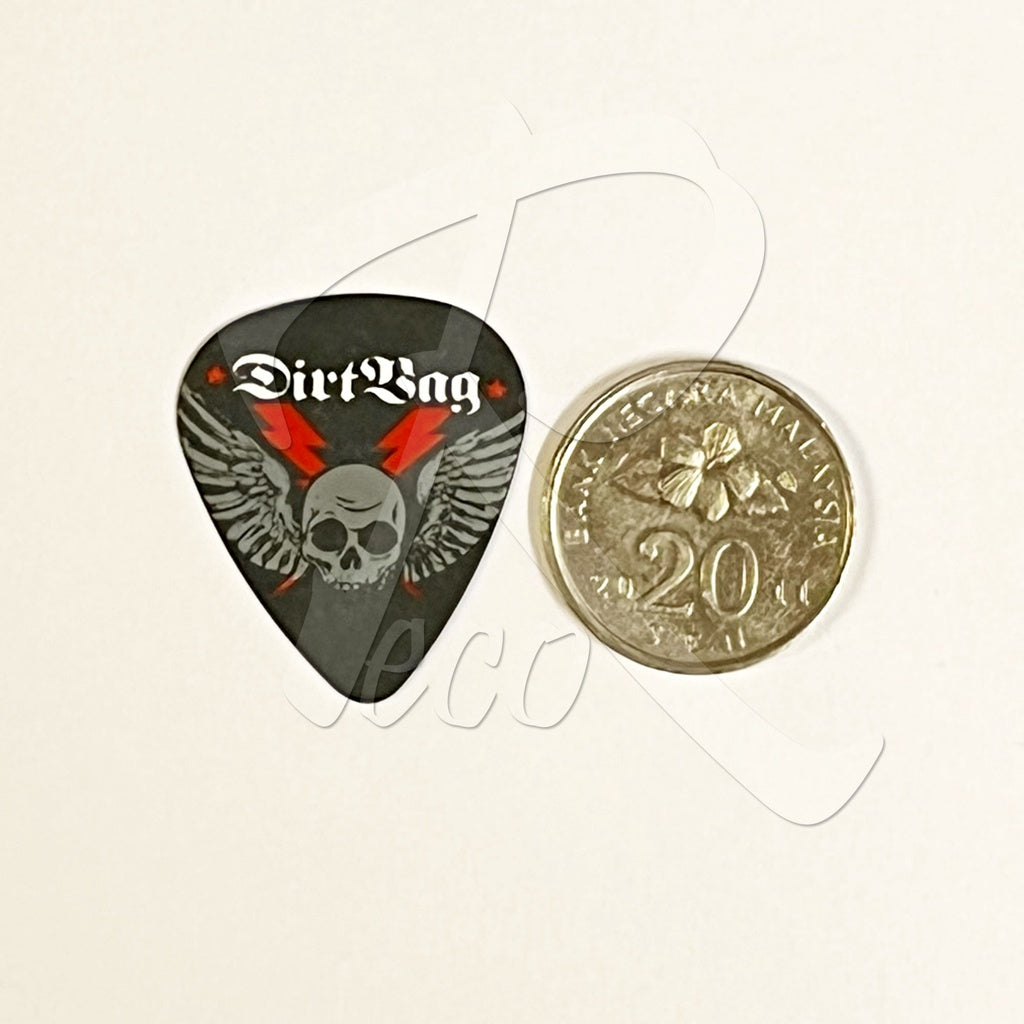 Jim Dunlop Tortex DirtBag Guitar Pick 0.50mm / 0.60mm / 0.73mm (5pcs) - Reco Music Malaysia

