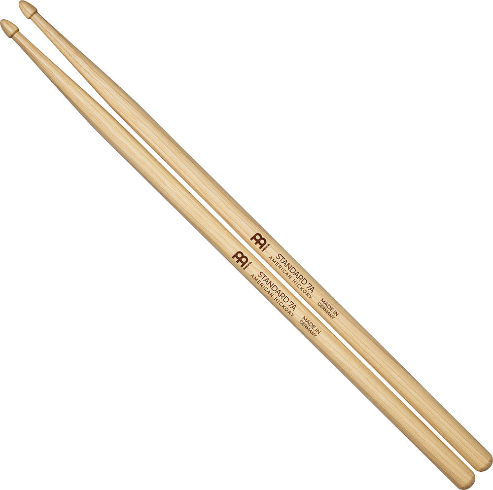 Meinl SB100 Standard 7A Drumstick American Hickory, Acorn Tip - Reco Music Malaysia