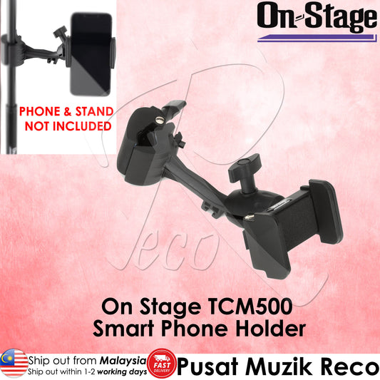 On Stage TCM500 Smartphone Holder Smart Phone Mic Stand Holder Pemegang Phone Music Stand