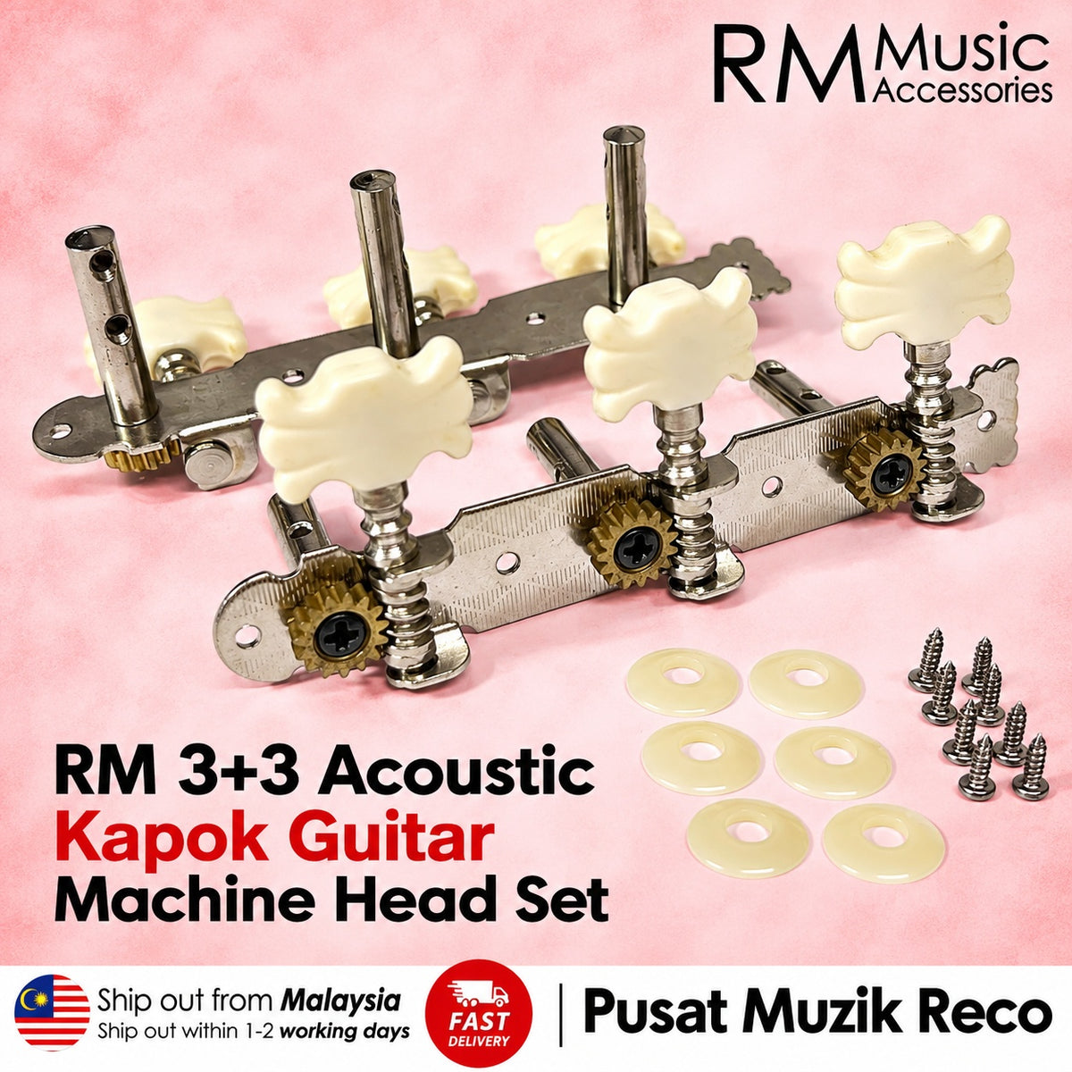 RM Acoustic Guitar Kapok Guitar Machine Head Guitar Tuner Peg