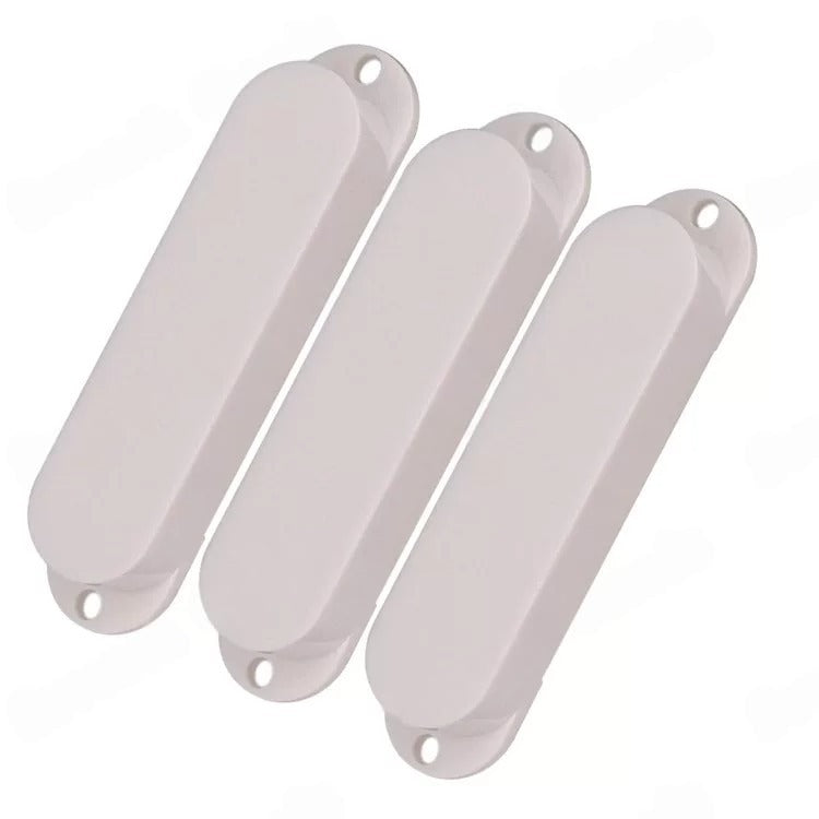 RM No-Hole Single Coil Pickup Covers Set for ST Stratocaster Style Electric Guitar Plastic Casing