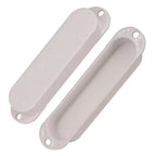 RM No-Hole Single Coil Pickup Covers Set for ST Stratocaster Style Electric Guitar Plastic Casing