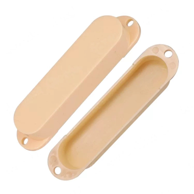 RM No-Hole Single Coil Pickup Covers Set for ST Stratocaster Style Electric Guitar Plastic Casing