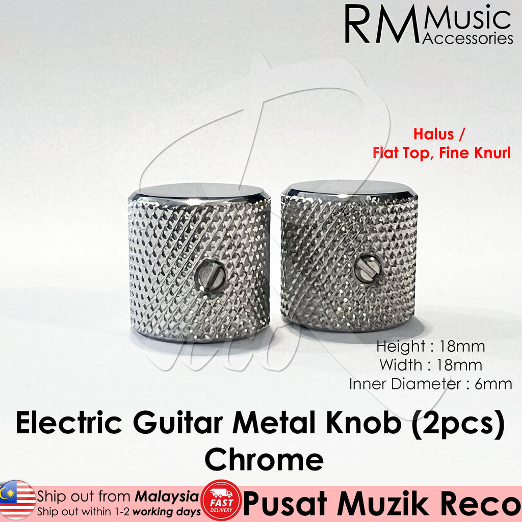 RM LL1913 HQ Electric Guitar Metal Knob Volume Tone Control Knob