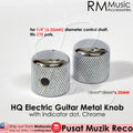 RM HQ CTS Metal Knob 6.35mm Diameter Pot Shaft Volume Tone Control Knob - Reco Music Malaysia