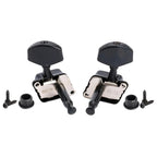 Two guitar tuners with screws and knobs on a white background - Reco Music Malaysia