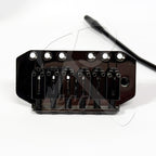 RM RT1499 IB Electric Guitar Tremolo Bridge System Set Chrome / Black - Reco Music Malaysia