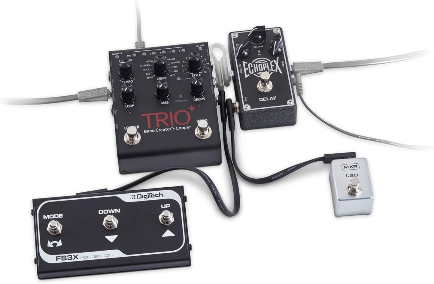 Rockboard Warwick Flat Head TRS Cable 60cm Audio Cable Balanced Interconnect 1/4inch TRS to 1/4inch TRS