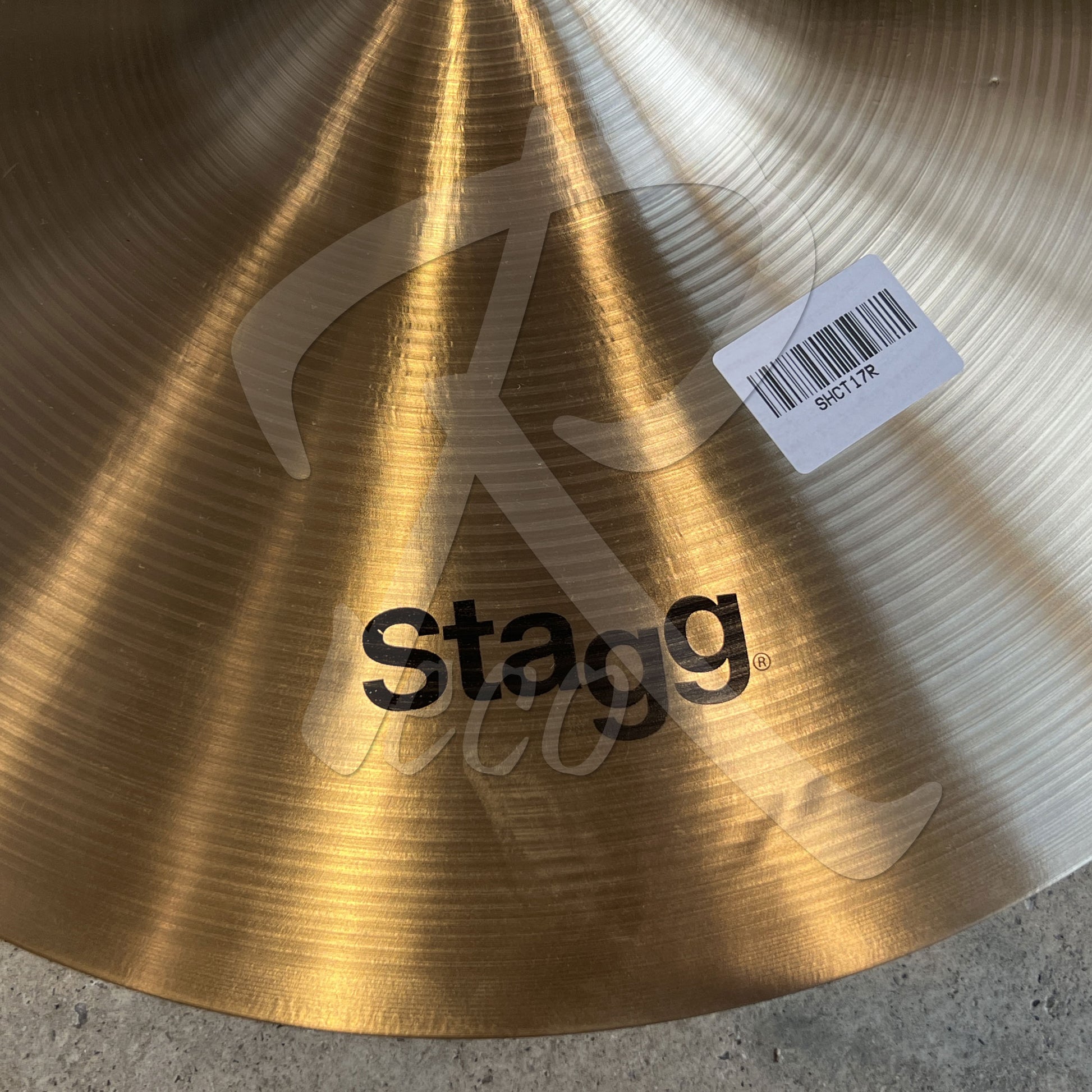 Stagg SH-CT17R 17" SH Regular Thin Crash Cymbal - Reco Music Malaysia