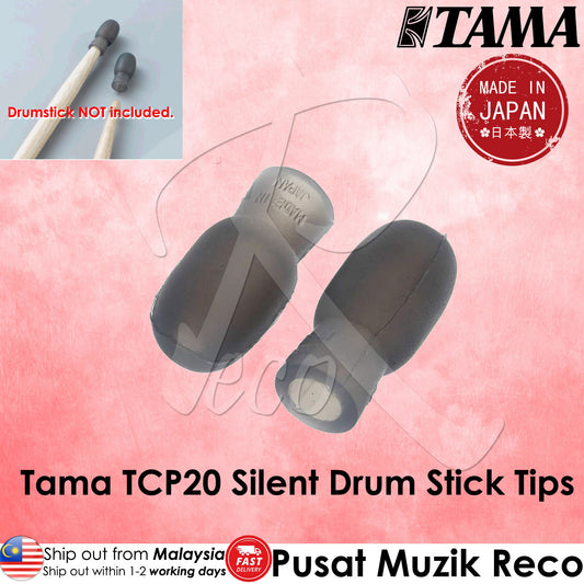 Tama TCP20 Silent Drum Stick Tips Rubber Silent Drumstick Tips
