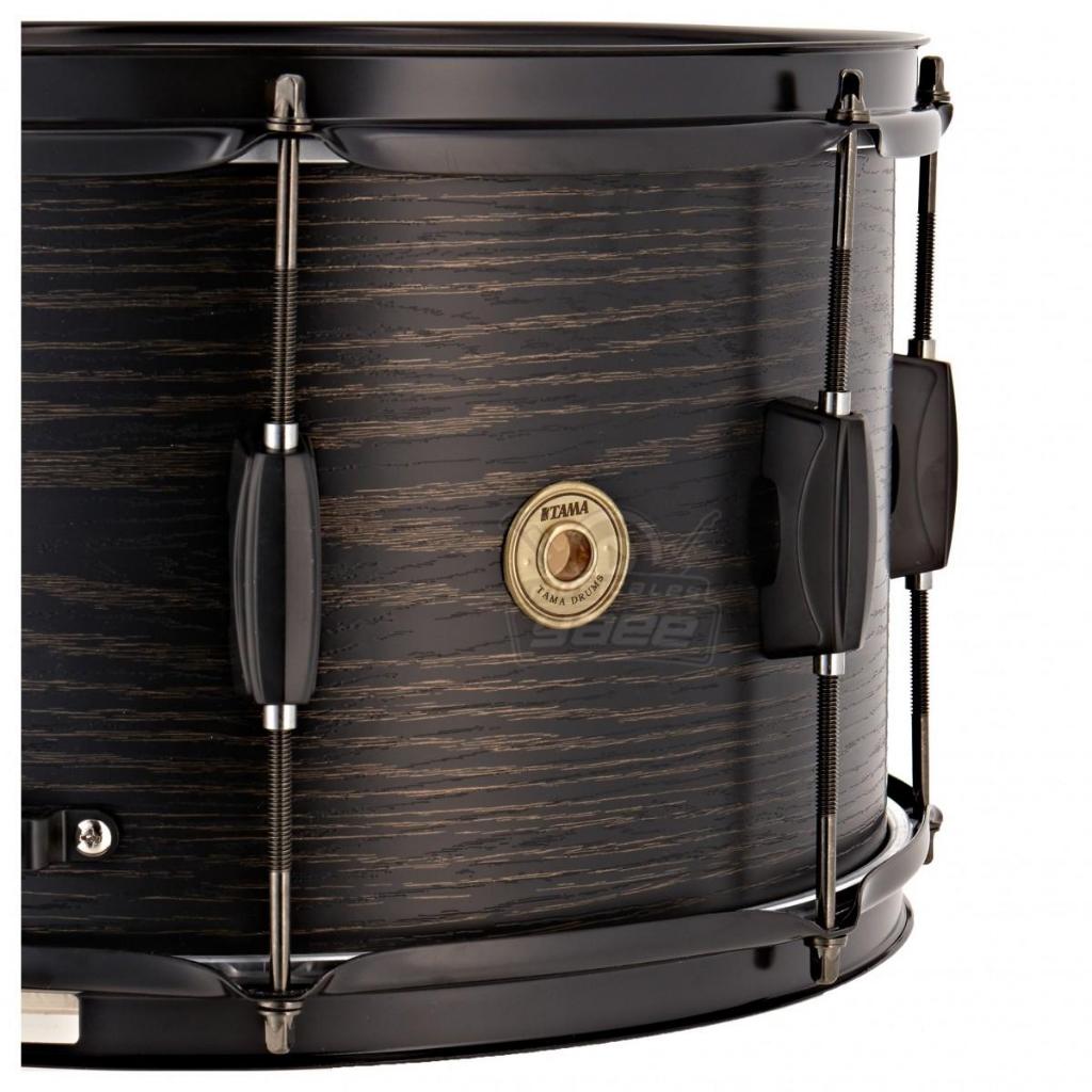 Tama WP148BK-BOW Woodworks 14″X 8″ Snare Drums, Black Oak Wrap - Reco Music Malaysia