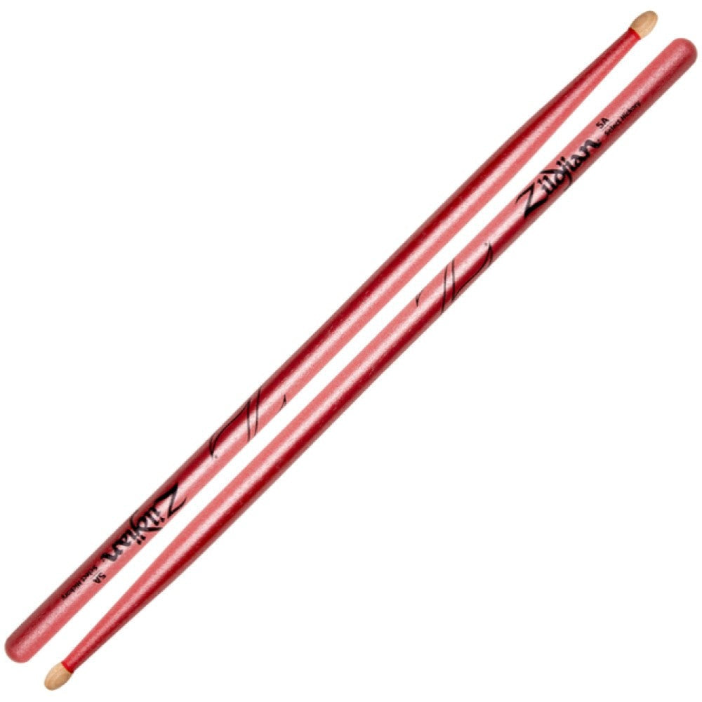 Zildjian Z5ACP Chroma Series 5A Wood Tip Hickory Drumsticks, Chroma Pink - Reco Music Malaysia