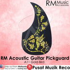 RM A11 Acoustic Guitar Pickguard, Gold Bird - Reco Music Malaysia
